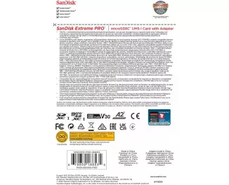 Карта памяти microSD 1 TB SanDisk Extreme PRO + SD адаптер (SDSQXCD-1T00-GN6MA) 