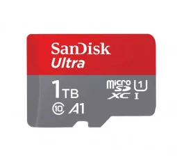 Карта памяти microSD 1 TB SanDisk Ultra UHS-I A1 SDSQUAC-1T00-GN6MN, SDSQUA4-1T00-GN6MN