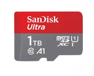 Карта памяти microSD 1 TB SanDisk Ultra UHS-I A1 SDSQUAC-1T00-GN6MN, SDSQUA4-1T00-GN6MN