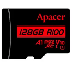 Карта памяти microSD 128Gb Apacer MicroSDHC UHS-I Class 10 (AP128GMCSX10UB-RA)