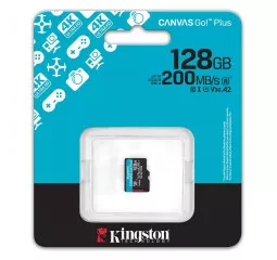 Карта памяти microSD 128Gb Kingston C10 UHS-I U3 A2 V30 (SDCG4/128GBSP)