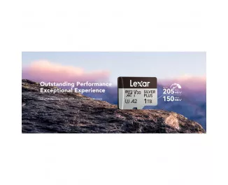 Карта памяти microSD 128Gb Lexar Professional Silver Plus UHS-I U3 V30 A2 Class 10 (LMSSIPL128G-BNANG)