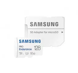 Карта пам'яті microSD 128Gb Samsung PRO Endurance C10 UHS-I + SD адаптер (MB-MJ128KA/EU)