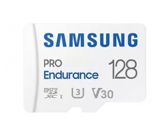 Карта пам'яті microSD 128Gb Samsung PRO Endurance C10 UHS-I + SD адаптер (MB-MJ128KA/EU)