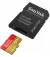Карта памяти microSD 128Gb SanDisk Extreme A2 class 10 V30 + SD адаптер (SDSQXAA-128G-GN6MA)