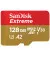 Карта памяти microSD 128Gb SanDisk Extreme V30 C10 UHS-I U3 (SDSQXAA-128G-GN6MN)