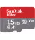 Карта памяти microSD 1.5 TB SanDisk Ultra UHS-1 A1 class 10 + SD адаптер (SDSQUAC-1T50-GN6MA)
