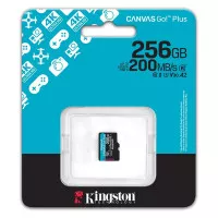 Карта памяти microSD 256Gb Kingston Canvas Go! Plus C10 UHS-I U3 A2 V30 (SDCG4/256GBSP)