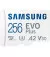 Карта памяти MicroSD 256Gb Samsung EVO Plus Class 10 UHS-I U3 V30 A2 + SD адаптер (MB-MC256KA/EU)