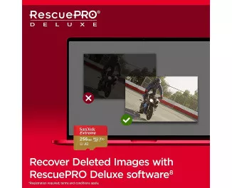 Карта памяти microSD 256Gb SanDisk Extreme + SD адаптер (SDSQXAV-256G-GN6MA)