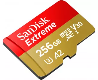 Карта памяти microSD 256Gb SanDisk Extreme (SDSQXAV-256G-GN6MN)