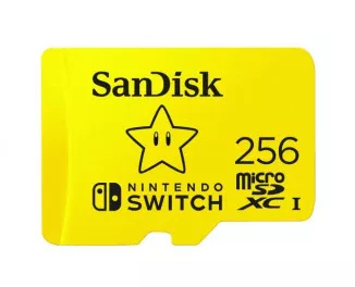 Карта памяти microSD 256Gb SanDisk for Nintendo Switch (SDSQXAO-256G-GNCZN)