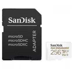 Карта памяти microSD 256Gb SanDisk MAX Endurance + SD-адаптер (SDSQQVR-256G-GN6IA)