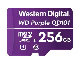 Карта пам'яті microSD 256Gb WD Purple QD101 class 10 UHS-I (WDD256G1P0C)