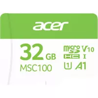 Карта памяти microSD 32Gb Acer MSC100 /U1/ V10/A1 (BL.9BWWA.335)