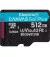 Карта памяти microSD 512Gb Kingston Canvas Go! Plus сlass 10 UHS-I U3 V30 A2 (SDCG4/512GBSP)