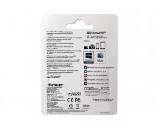 Карта пам'яті microSD 512Gb Patriot EP UHS-I U3 V30 A1 + SD адаптер (PEF512GEP31MCX)
