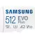 Карта памяти microSD 512Gb Samsung EVO Plus Class 10 UHS-I U3 V30 A2 + SD адаптер (MB-MC512SA/EU)