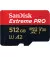 Карта памяти microSD 512Gb SanDisk Extreme PRO + SD адаптер (SDSQXCD-512G-GN6MA)