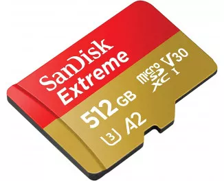 Карта памяти microSD 512Gb SanDisk Extreme (SDSQXAV-512G-GN6MN)