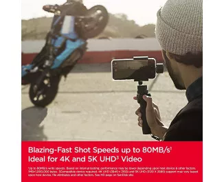 Карта памяти microSD 64Gb SanDisk Extreme + SD адаптер (SDSQXAH-064G-GN6MA)