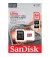 Карта памяти microSD 64Gb SanDisk Ultra (UHS-1) class 10 A1 + SD адаптер (SDSQUAB-064G-GN6IA)