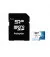 Карта памяти microSD 64Gb Silicon Power Superior Color + SD адаптер (SP064GBSTXDU3V20AB)