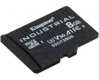 Карта пам'яті microSD 8Gb Kingston Industrial class 10 UHS-I V30 A1 (SDCIT2/8GBSP)
