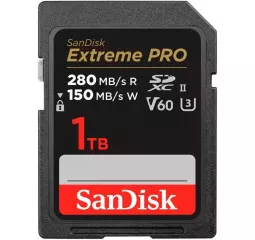 Карта пам'яті SD 1 TB SanDisk Extreme PRO UHS-II U3 V60 Class 10 (SDSDXEP-1T00-GN4IN)