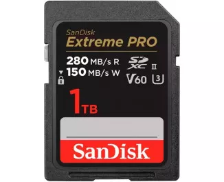 Карта пам'яті SD 1 TB SanDisk Extreme PRO UHS-II U3 V60 Class 10 (SDSDXEP-1T00-GN4IN)