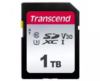Карта памяти SD 1 TB Transcend UHS-I U3 300S (TS1TSDC300S)