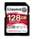 Карта памяти SD 128Gb Kingston Canvas React Plus class 10 UHS-II U3 (SDR2/128GB)