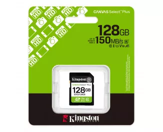 Карта пам'яті SD 128Gb Kingston Canvas Select Plus UHS-I Class 10 (SDS3/128GB) Карта пам'яті SD 128Gb Kingston Canvas Select Plus UHS-I Class 10 (SDS3/128GB)