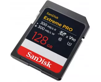 Карта памяти SD 128Gb SanDisk Extreme Pro V90 C10 UHS-II U3 (SDSDXDM-128G-GN4IN)