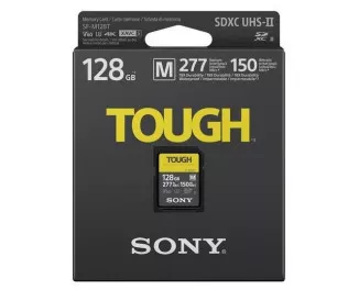 Карта памяти SD 128Gb Sony Tough class10 UHS-II U3 V60 (SFM128T.SYM)