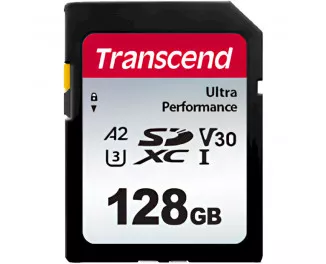 Карта памяти SD 128Gb Transcend 340S class 10 UHS-I U3 4K (TS128GSDC340S)