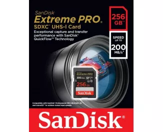 Карта пам'яті SD 256Gb SanDisk Extreme PRO class 10 UHS-I U3 V30 (SDSDXXD-256G-GN4IN)