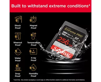 Карта памяти SD 256Gb SanDisk Extreme PRO (SDSDXEP-256G-GN4IN)