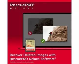 Карта памяти SD 256Gb SanDisk Extreme UHS-I U3 V30 (SDSDXVV-256G-GNCIN)