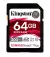 Карта памяти SD 64Gb Kingston Canvas React Plus class 10 UHS-II U3 (SDR2/64GB)