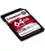 Карта памяти SD 64Gb Kingston Canvas React Plus class 10 UHS-II U3 (SDR2/64GB)