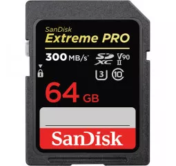 Карта памяти SD 64Gb SanDisk Extreme Pro UHS-II (SDSDXDK-064G-GN4IN)
