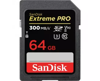 Карта памяти SD 64Gb SanDisk Extreme Pro UHS-II (SDSDXDK-064G-GN4IN)