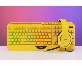 Клавиатура 2E Gaming KG315 Yellow (2E-KG315UYW)