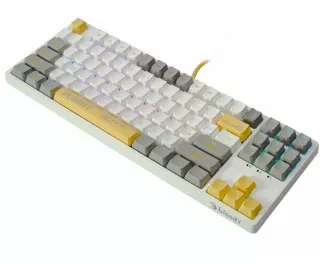 Клавиатура A4Tech Bloody S87 RGB BLMS TKL USB Energy White (4711421993708)