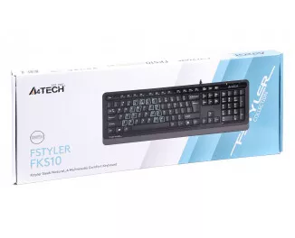 Клавіатура A4Tech Fstyler FKS10 Grey USB