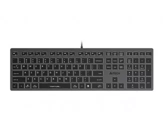 Клавиатура A4Tech FX60 USB Grey White Backlit