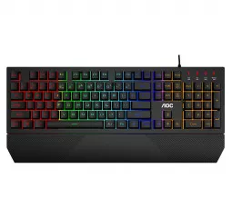 Клавиатура AOC GK200 Rainbow LED USB Black (GK200D32R)