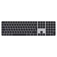 Клавіатура Apple Magic Keyboard with Touch ID and Numeric Keypad with Apple silicon (USB–C) - Ukrainian - Black Keys (MXK83UA/A)