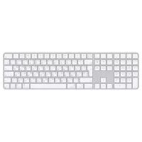 Клавіатура Apple Magic Keyboard with Touch ID and Numeric Keypad with Apple silicon (USB–C) - Ukrainian - White Keys (MXK73UA/A)